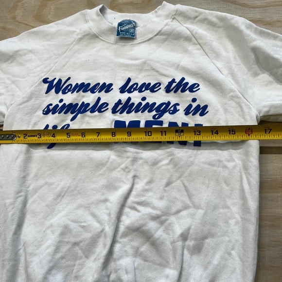 Vintage 90s funny graphic crewneck women’s size small. - Picture 5 of 6